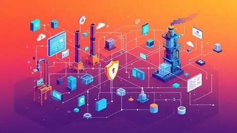 Modern industrial control systems digital security cyber physical protection factory machinery network nodes risk management threat detection