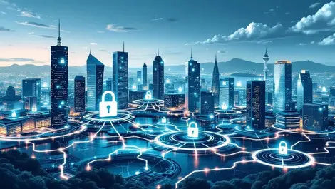 Australia nz city skyline data centers cloud ai security