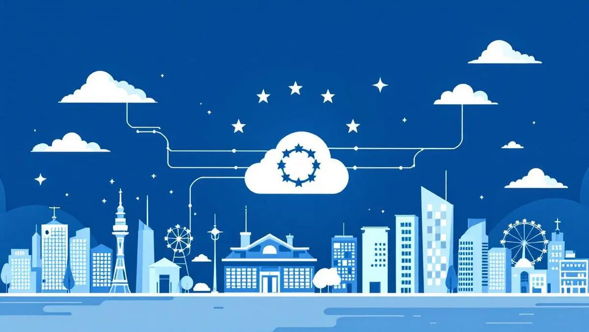 European city skyline eu stars secure multi cloud management