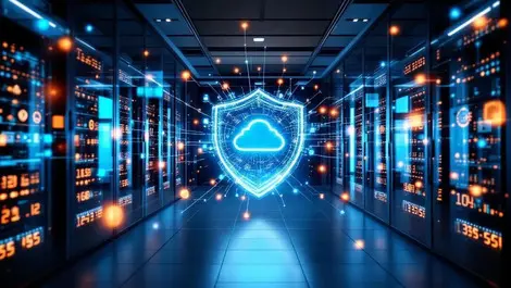 Modern corporate data center ai data governance secure shield