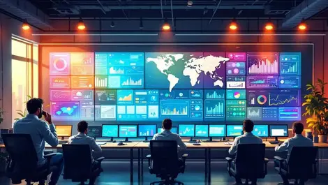 Silicon valley war room dashboard engineers cloud monitoring