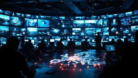 London underground control room european infrastructure feeds