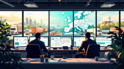 Europe ai transport planning logistics control room operations