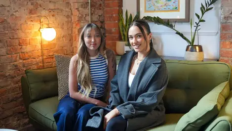 L r emma gunn   emily harris